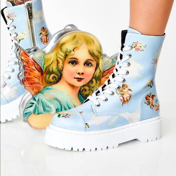Dolls Kill Shoes - “Celestial Sass”👼 Sugar Thrillz Boots